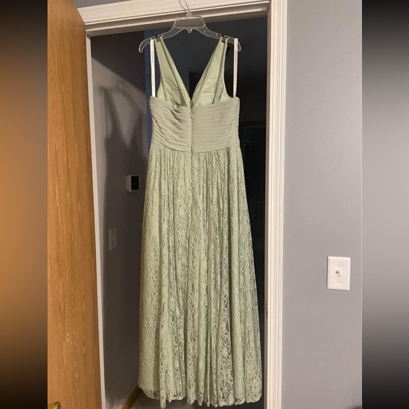 Azazie bridesmaid dress-dusty sage - Picture 2 of 3